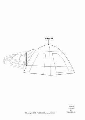 Body Dress Up Kits - Rear, (+) North American Markets, Accessory, Bed Tent; 08/JAN/2007-29/APR/2012