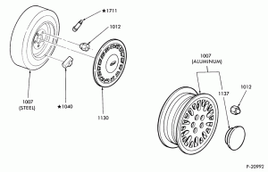 Диск колесный штампованный, литой