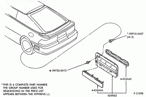 ROOF-Rear air extractor & grille