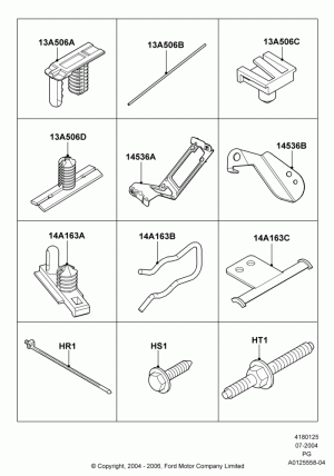 Wiring Clamps; 12/JUL/2004-15/JUN/2009