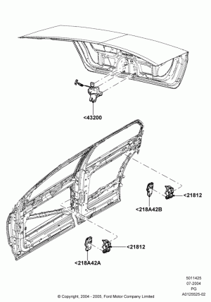 Central Locking System; 12/JUL/2004-15/JUN/2009