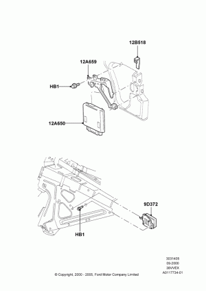 Engine Modules and Sensors, (-)"CDN/MEX/USA", 3.8 OHV EFI; 18/SEP/2000-30/SEP/2003