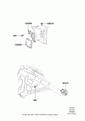 Engine Modules and Sensors, (-)"CDN/MEX/USA", 4.6 SOHC EFI, GT; 18/SEP/2000-12/MAY/2004