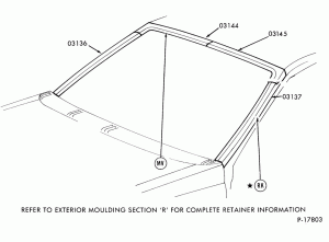 TOPAZ -- BODY TYPE 66 - WINDSHIELD