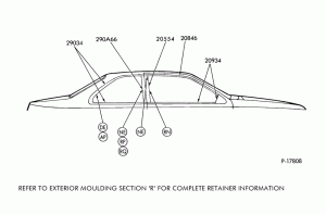 TOPAZ -- BODY TYPE 66 - WINDOW AND BELT