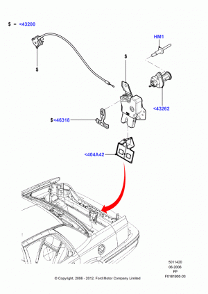 Luggage Compt/Tailgte Lock Controls; 19/JUN/2006-04/JAN/2011