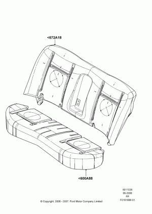 Rear Seat Pads/Valances & Heating; 19/JUN/2006-04/JAN/2011