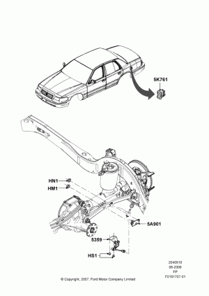 Air Suspension Controls/Electrics; 19/JUN/2006-04/JAN/2011