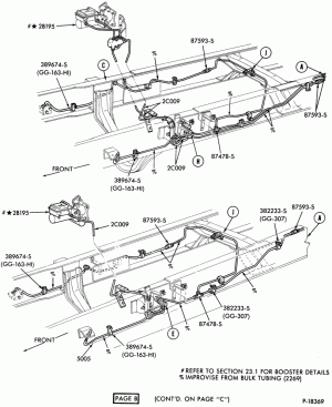 BRAKE SYSTEMS-(1983) - single and split - Page B-F-FT600/800