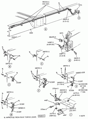 BRAKE SYSTEMS-(1983) - single and split - Page C-F-FT600/800