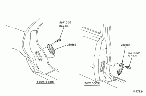 BODY SIDES AND QUARTER-Quarter pillar pressure release vent
