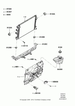 Вентилятор, электромотор радиатора охлаждения ДВС
