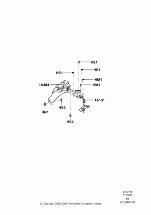 Spare Wheel Carrier; 02/AUG/2006-30/JUN/2017