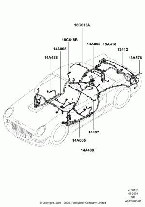 Wiring - Body And Roof Console; 04/JUN/2001-01/JUL/2005