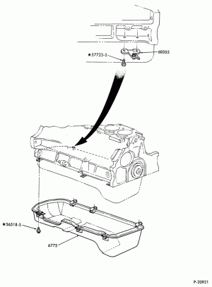 8 CYL. 7.8L AND 8.8L (477 AND 534 C.I.D.) GAS-CF-CFT600/800-engine oil pan mtd.