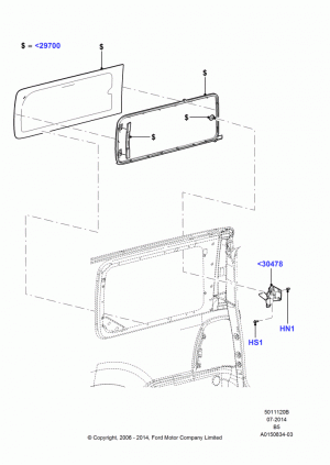 Side Windows; 02/AUG/2006-30/JUN/2017