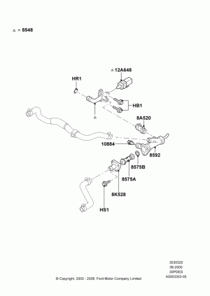 Датчики, блоки, клапана, регуляторы системы охлаждения