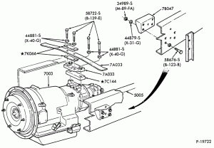 SUPPORTS-(1987/)- MT 653-6 cyl. 474 (7.8L) diesel-B-CF-CFT-F-