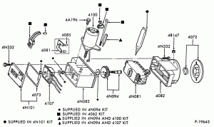 SHIFT SYSTEM-(1980/85)-electric-Eaton-electric-Eaton-w/o rear shocks-B-C-CF-F-L-
