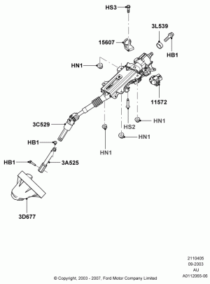 Прокладки, сальники, уплотнители рулевого управления