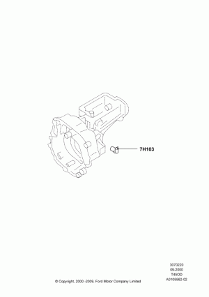 Transmission Modules and Sensors, 5 Speed Manual (T450D); 18/SEP/2000-12/MAY/2004