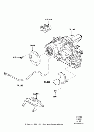 Коробка раздаточная, составляющие