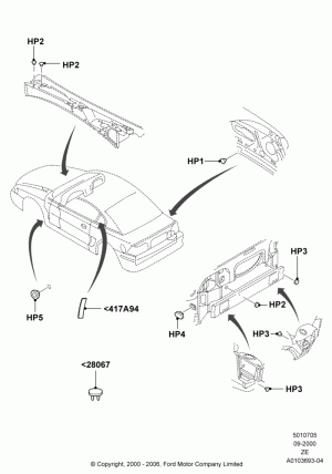 Plugs - Body; 18/SEP/2000-12/MAY/2004