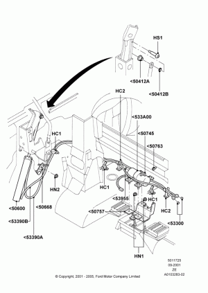 Soft Top Power Mechanism; 18/SEP/2000-12/MAY/2004