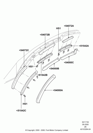 Soft Top Seals; 18/SEP/2000-12/MAY/2004