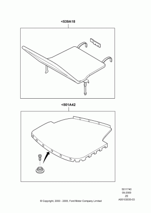 Tonneau Cover; 18/SEP/2000-12/MAY/2004