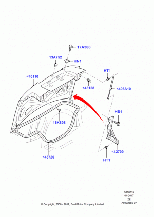 Luggage Compartment Door; 18/SEP/2000-12/MAY/2004