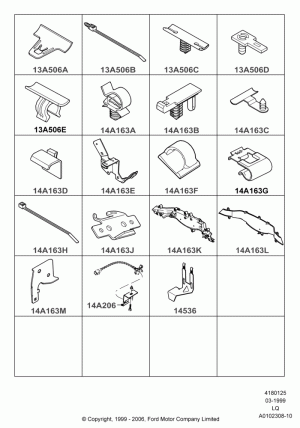 Wiring Clamps; 22/MAR/1999-13/APR/2006