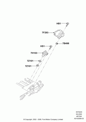 Transmission Modules and Sensors, 4R70/4R75 W/E 4 Speed Trans; 18/SEP/2000-04/AUG/2003