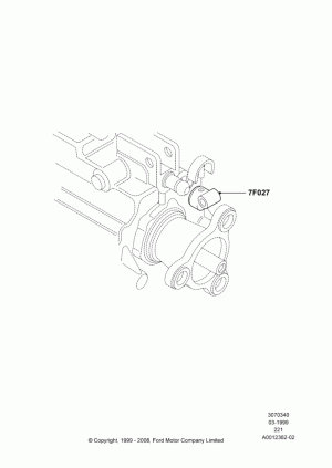 Manual Transaxle Selector Mechanism, 5 Spd Man Trans Getrag-221; 22/MAR/1999-13/APR/2006
