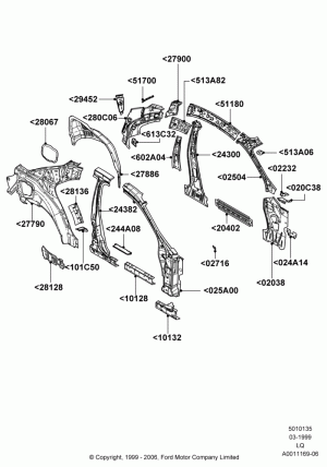 Side Panels - Inner; 22/MAR/1999-13/APR/2006
