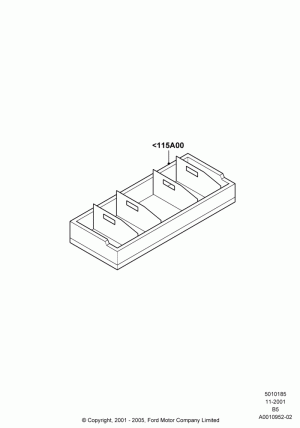 Stowage Facilities - Rear, Accessory; 18/MAR/2002-30/JUN/2017