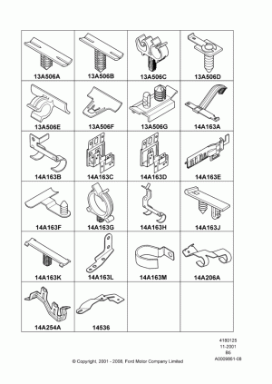 Wiring Clamps; 18/MAR/2002-30/JUN/2017