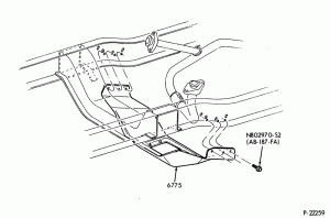 8 CYL. 7.3L - DIESEL - DIRECT INJECTION - TURBO-Engine noise shield-E250/550