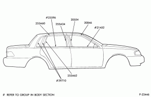 TOPAZ -- BODY TYPE 54 - WINDOW AND BELT