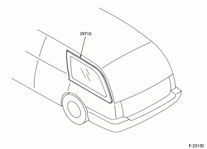 BODY SIDES AND QUARTER-Window parts - quarter - B/T 74