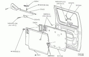 SOFT, INTERIOR TRIM-Interior trim - side sliding doors - low series-E150/450