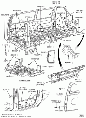 SHEET METAL-Plug buttons & access hole covers-E150/450