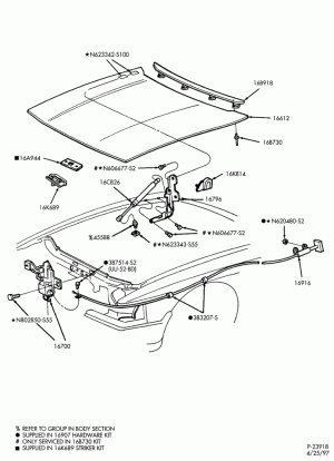 FENDERS AND HOODS-Hood