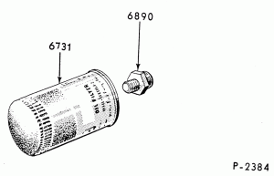 6 CYL. 3.0L - EXC. DOHC-Oil filter - spin-on type