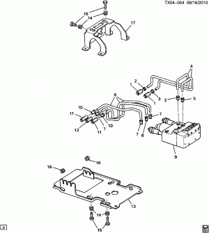 BRAKE CONTROL MODULATOR VALVE