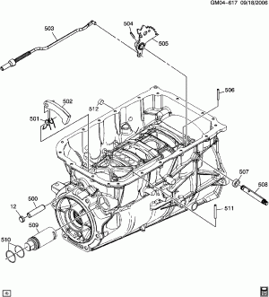 AUTOMATIC TRANSMISSION (MYA) (6L45) PARK LOCK LINKAGE(MX7)