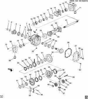 DIFFERENTIAL CARRIER/FRONT AXLE (G93)