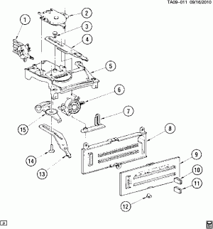 A/C & HEATER CONTROL ASM