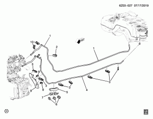 СИСТЕМА ПОДАЧИ ТОПЛИВА (LSQ/2.0-2, ПОЛНЫЙ ПРИВОД F48)