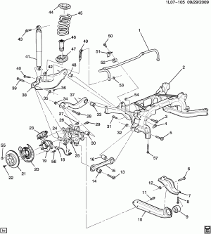 SUSPENSION/REAR (EXC ALL-WHEEL DRIVE F46)